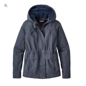 Women's Patagonia Smolder Blue Prairie Dawn Hooded Jacket M